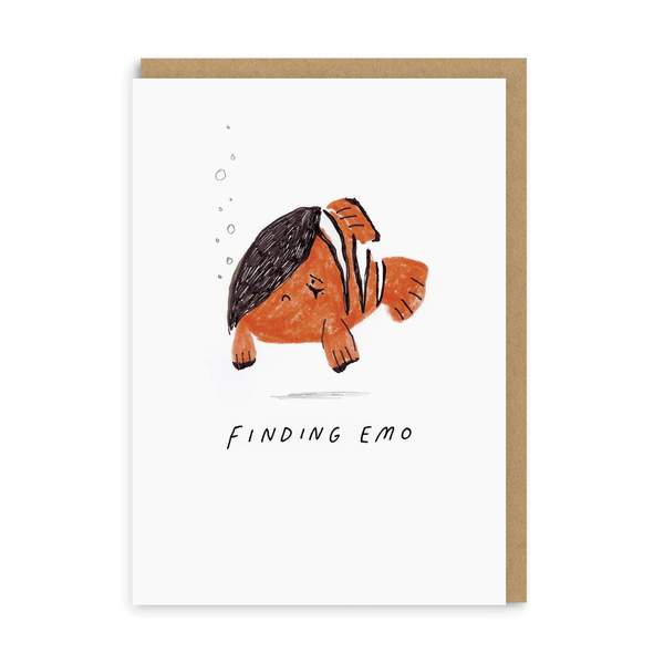 Finding Emo Greeting Card