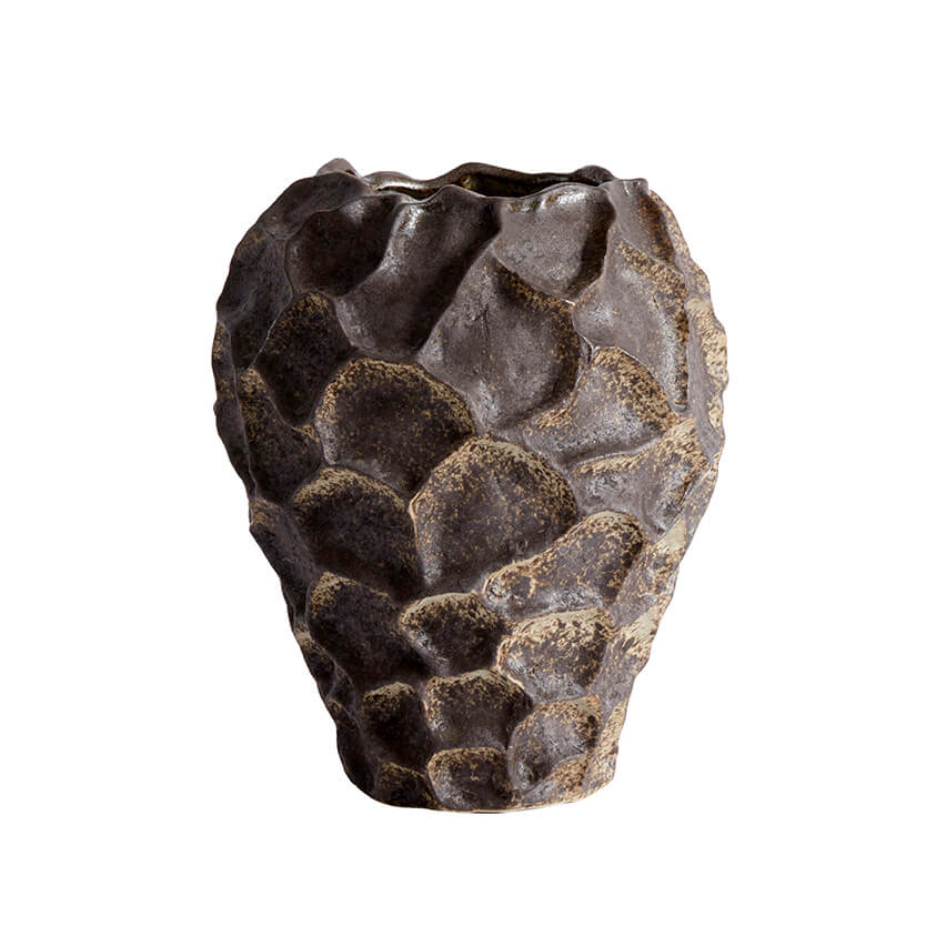 Muubs - Soil Vase Ø 21,5 cm - Chocolate (9490000103)