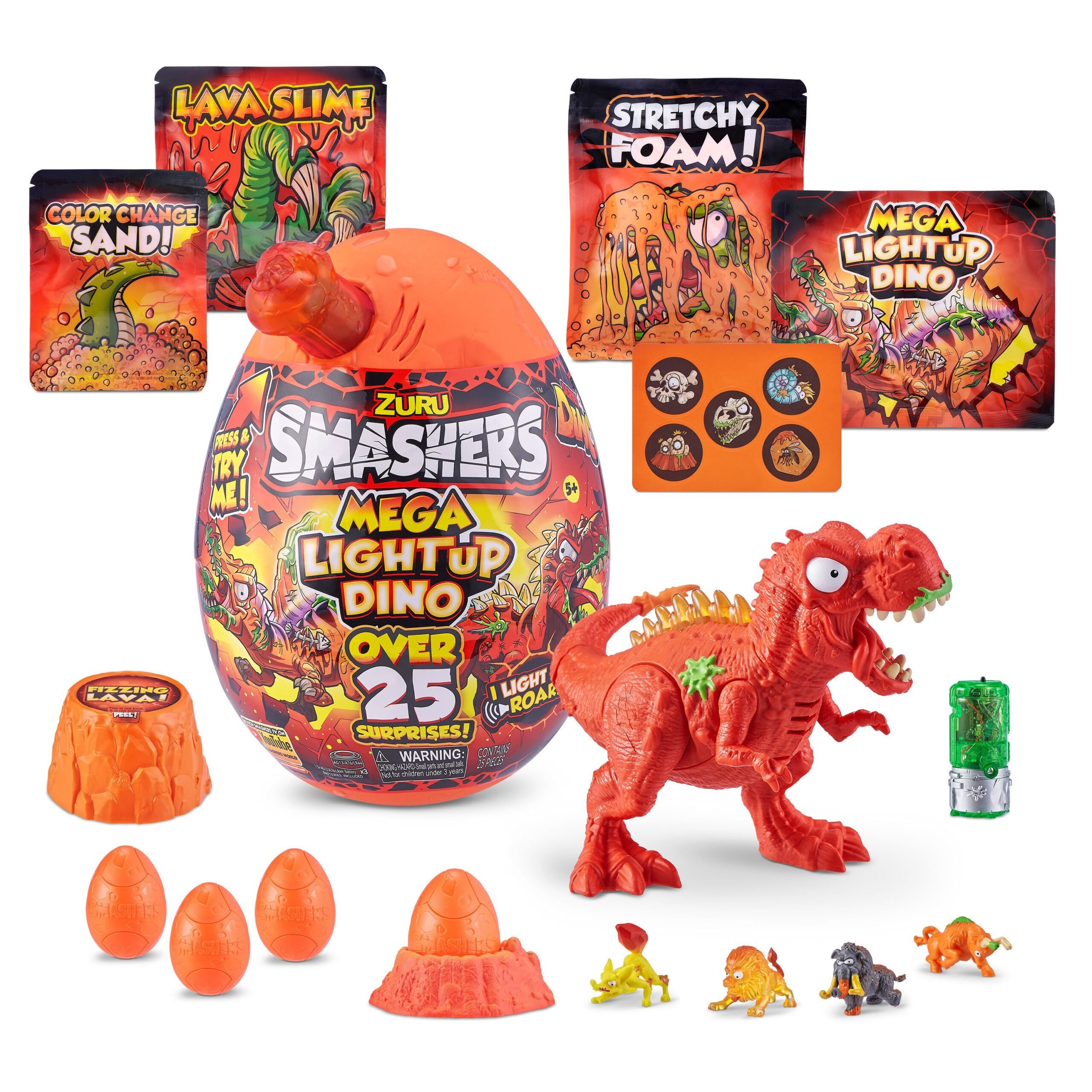 Smashers - Mega Light up Dino Surprise Egg (20185)