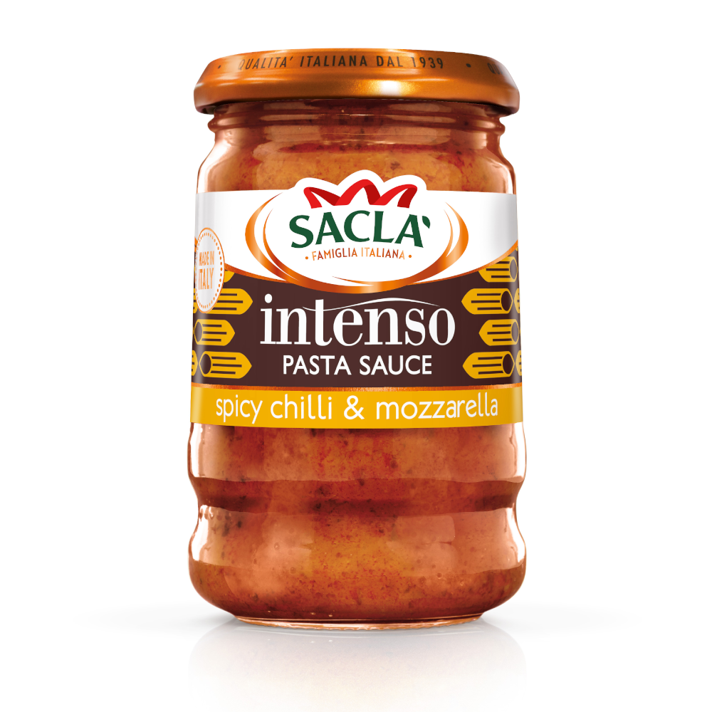 Sacla' Spicy Chilli & Mozzarella Intenso 190g