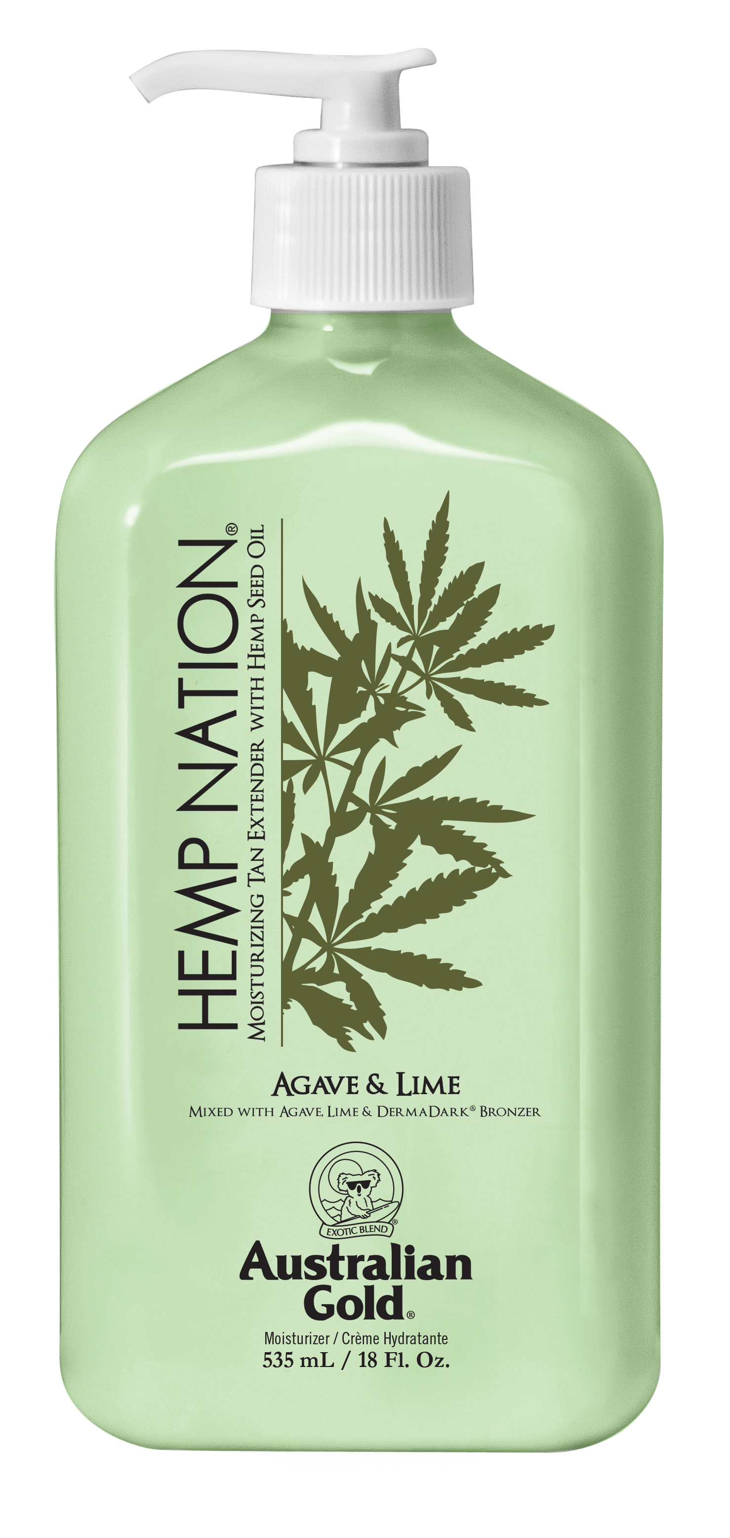 Australian Gold - Hemp Nation Agave & Lime Tan Extender Body Lotion 535 ml