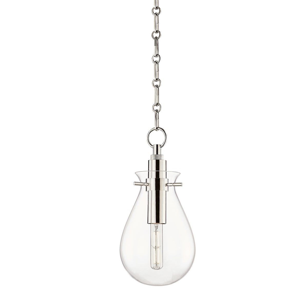 Hudson Valley I Ivy Pendant I Polished Nickel I Small