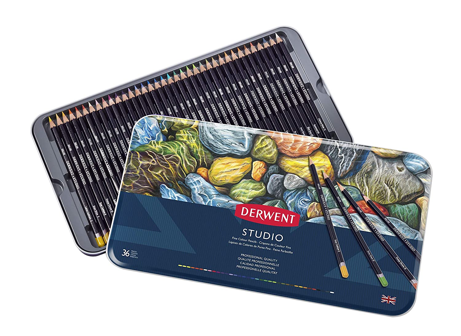 Derwent - Studio Pencils, 36 Tin