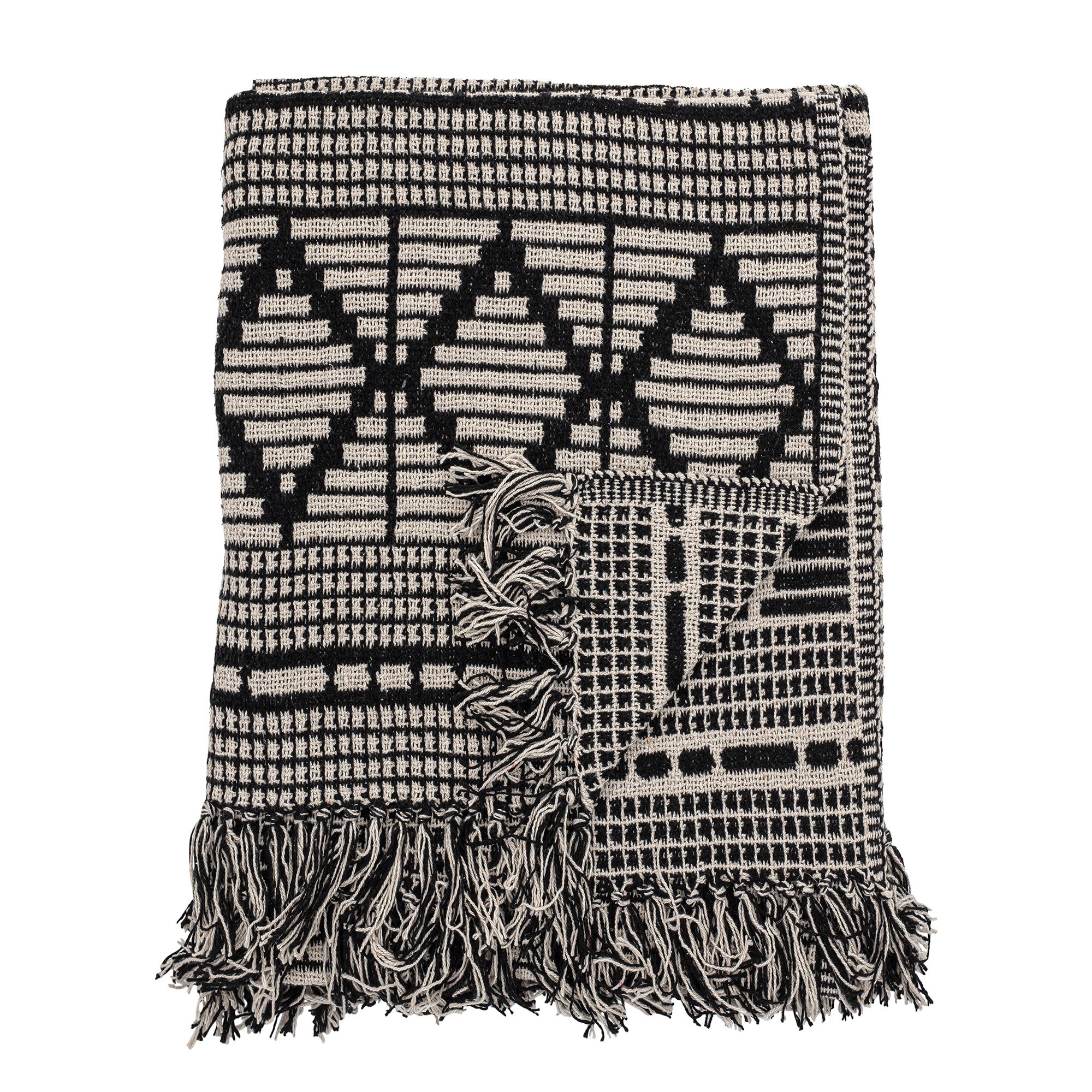 Bloomingville - Plaid​ 160 x 130 cm - Black (82049671)