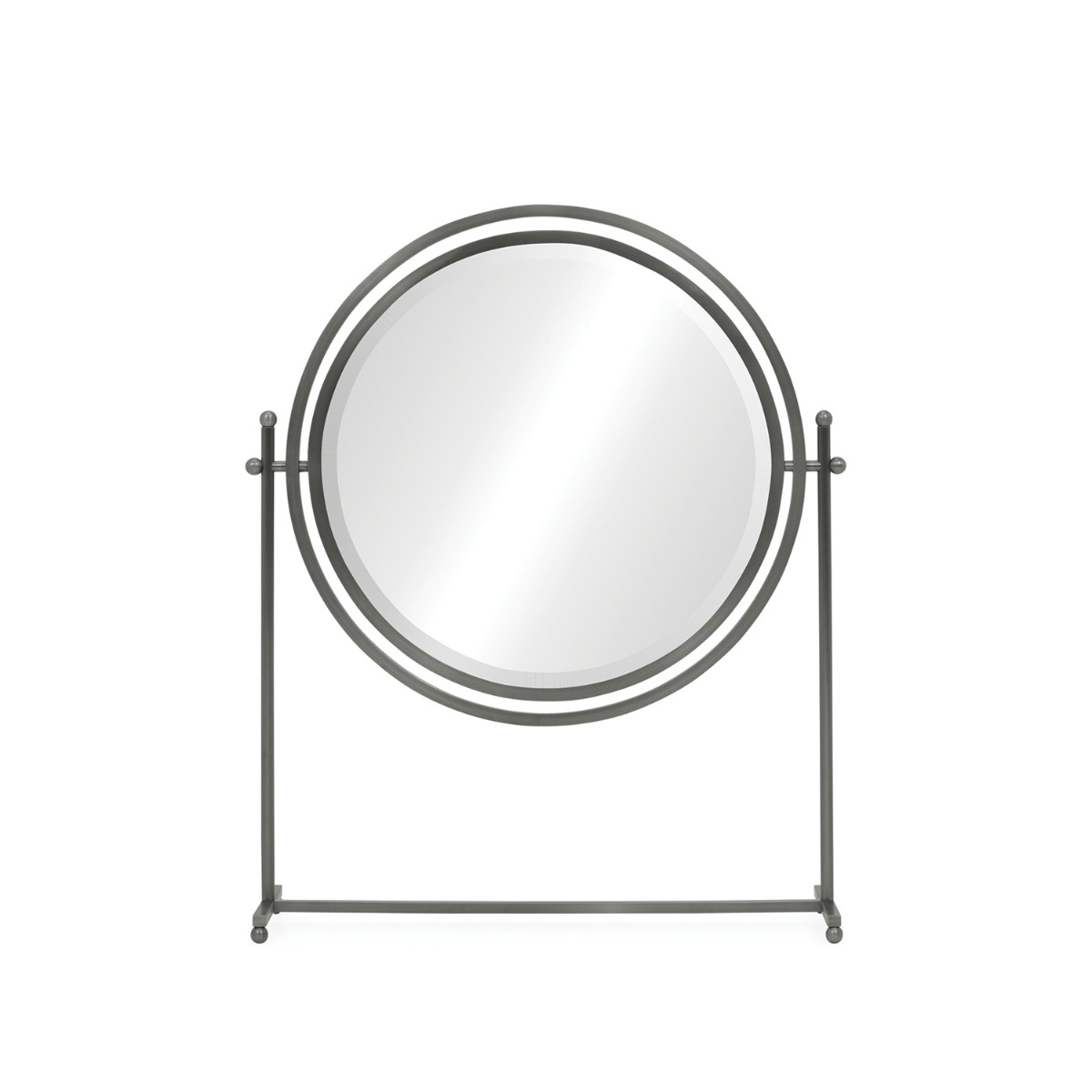 William Yeoward | Sandrine Round Tilt Dressing Mirror Antique Bronze