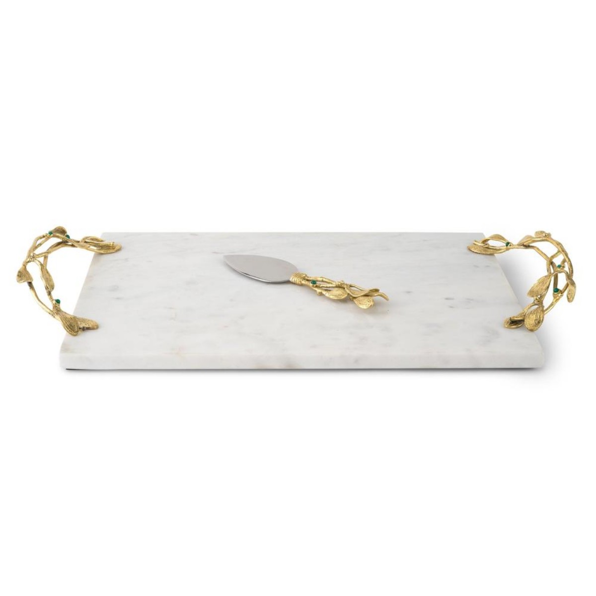 Michael Aram I Mistletoe Cheese Board w/ Spreader