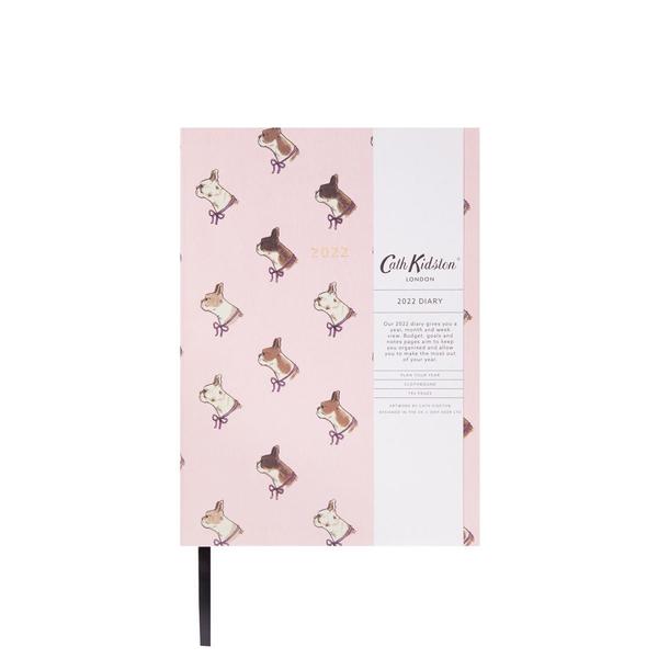 Boston Terrier Head 2022 Diary A5