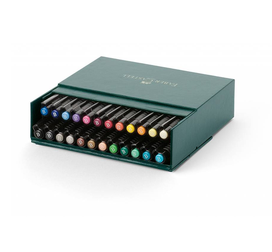 Faber-Castell - PITT Artist Pen Brush - Studio box of 24 (167147)
