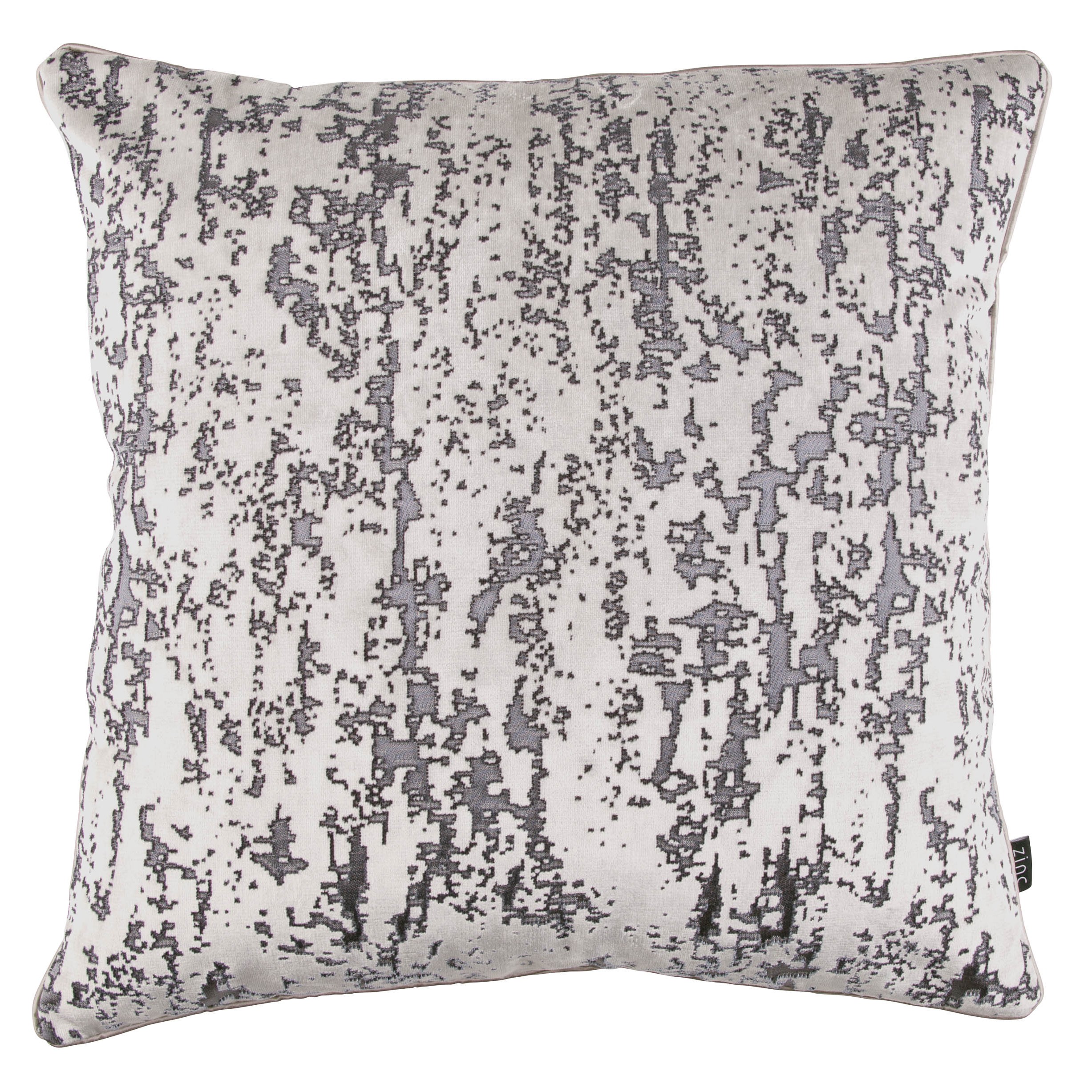 Zinc Romo I Grimaldi Cushion | Silver Grey 50x50cm