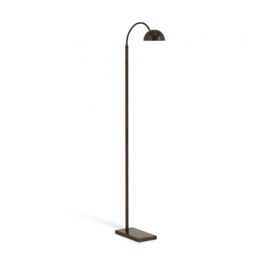 Porta Romana I Arc Floor Lamp | Bronze