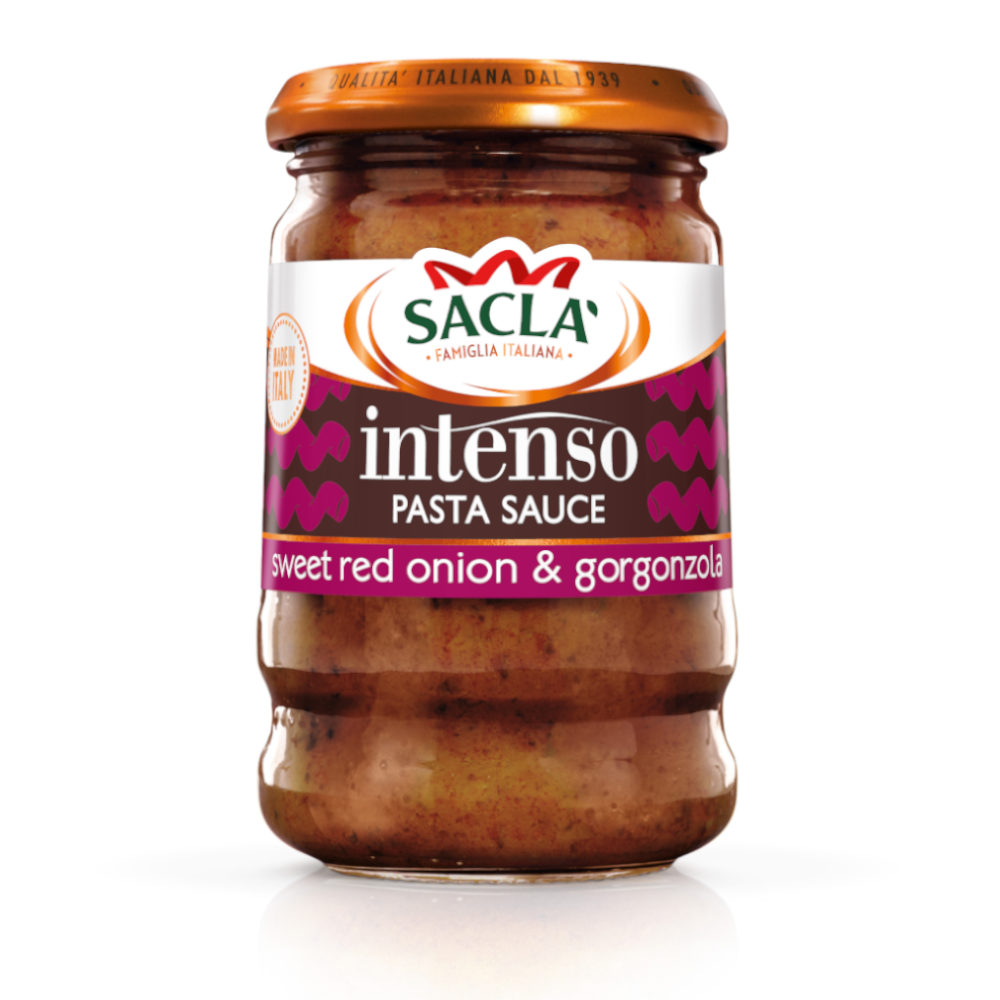 Sacla' Sweet Red Onion & Gorgonzola Intenso 190g