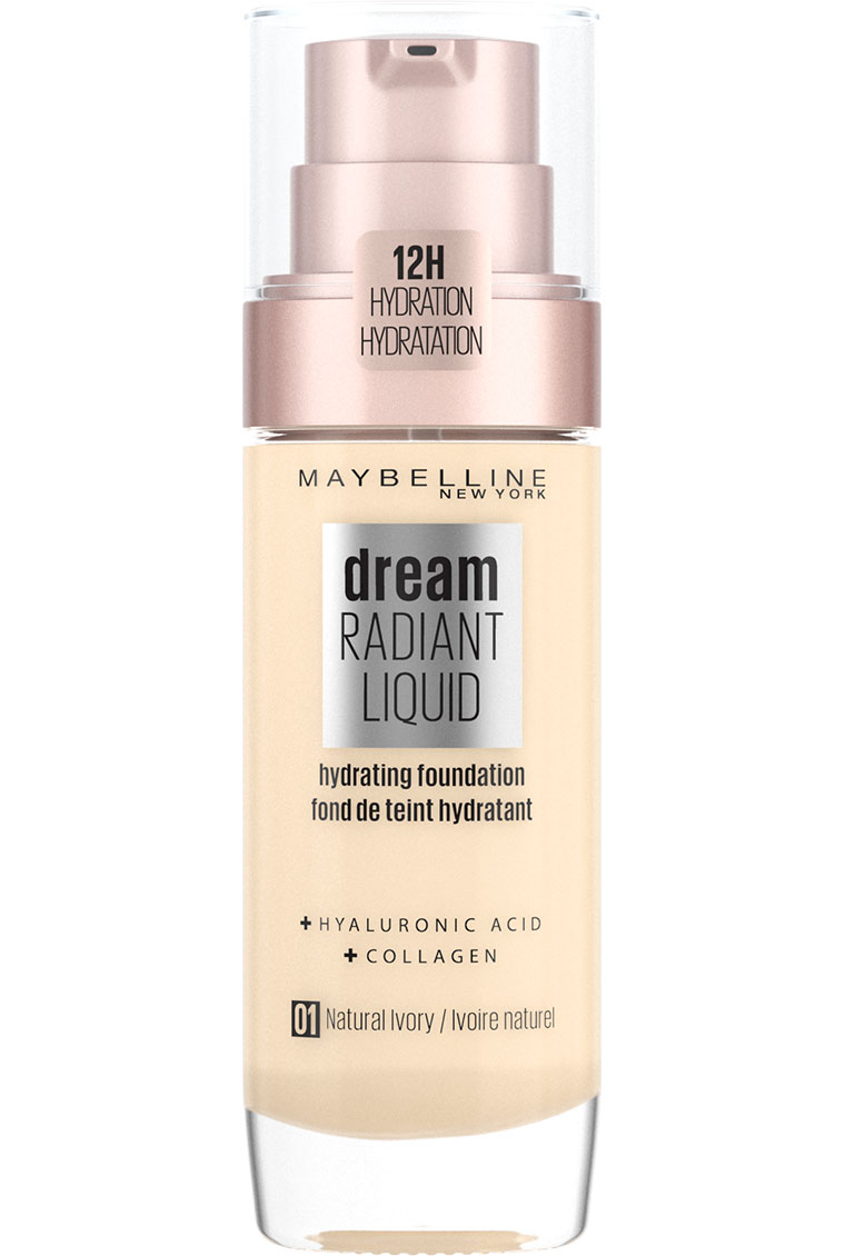 Maybelline - Dream Radiant Liquid Foundation - 1 Natural Ivory