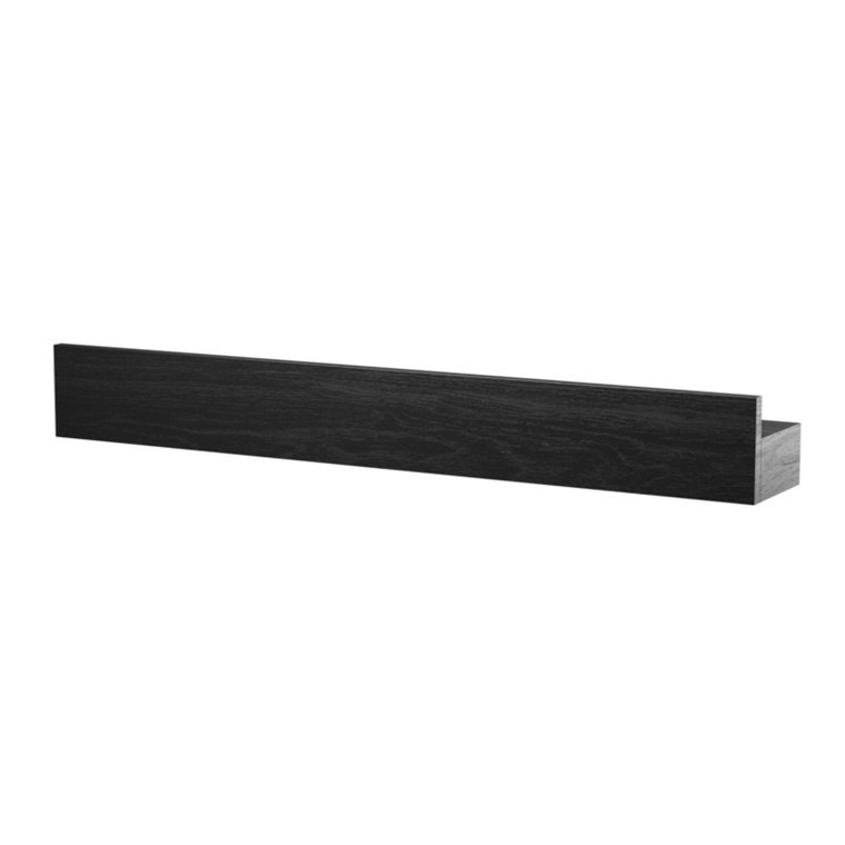 By Wirth - Magnet Shelf 40 cm - Black Oak (MS40 185)