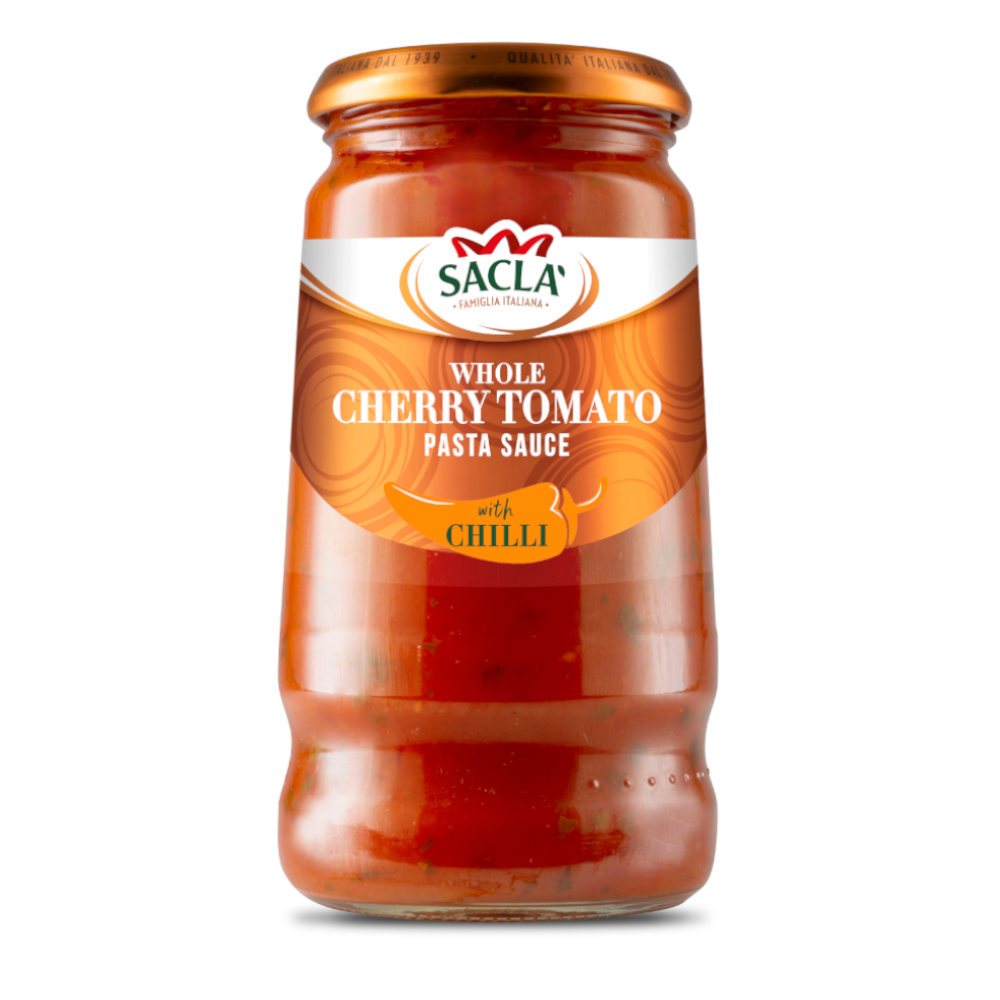 Sacla' Whole Cherry Tomato with Chilli 350g