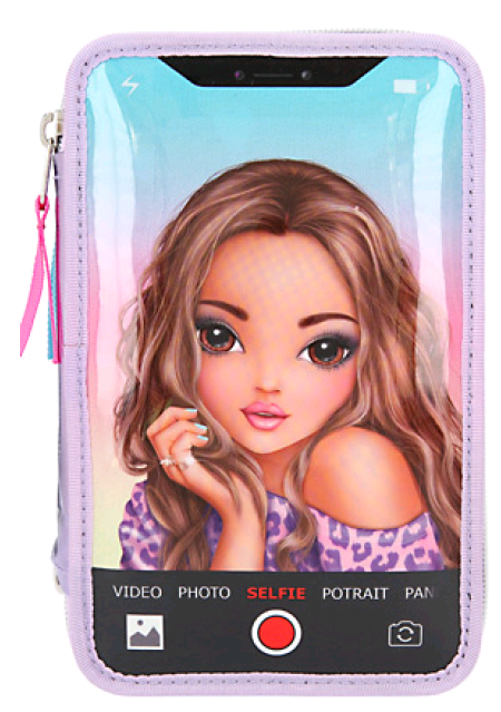 Top Model - Tripel Pencil Case w/LED - Selfie (0411168)