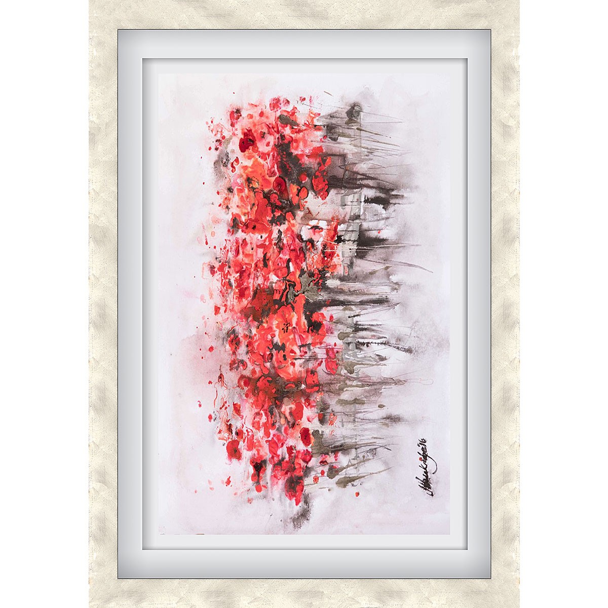 Urban Poppies Silver - Medium