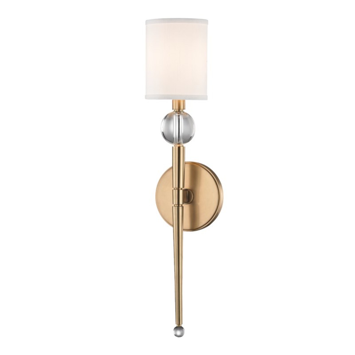 Hudson Valley I Rockland Wall Sconce I Small I Aged Brass