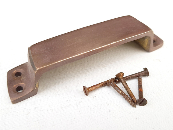 Art Deco Style Brass Cup Handle Natural