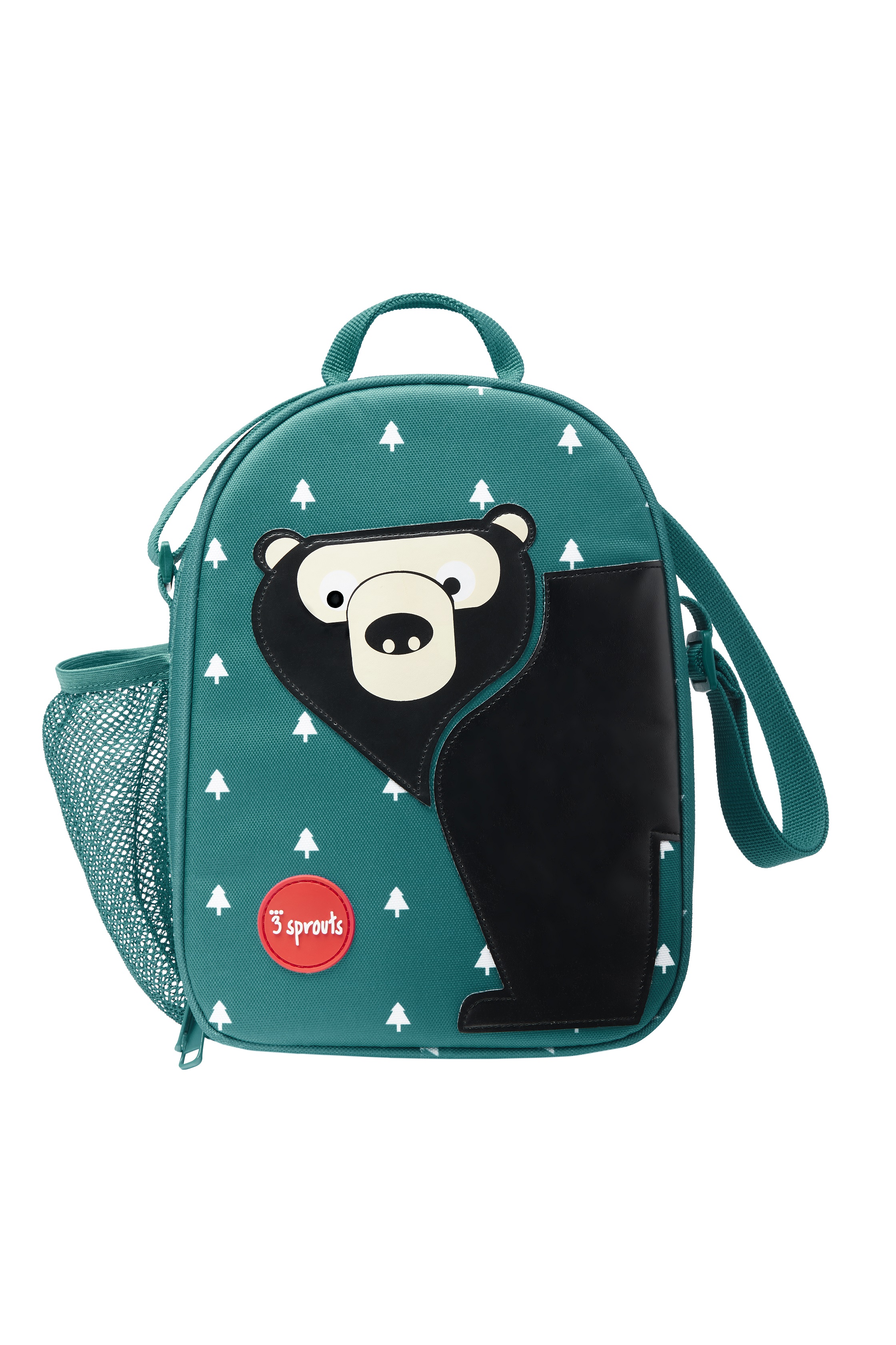 3 Sprouts - Lunch Bag - Teal Bear