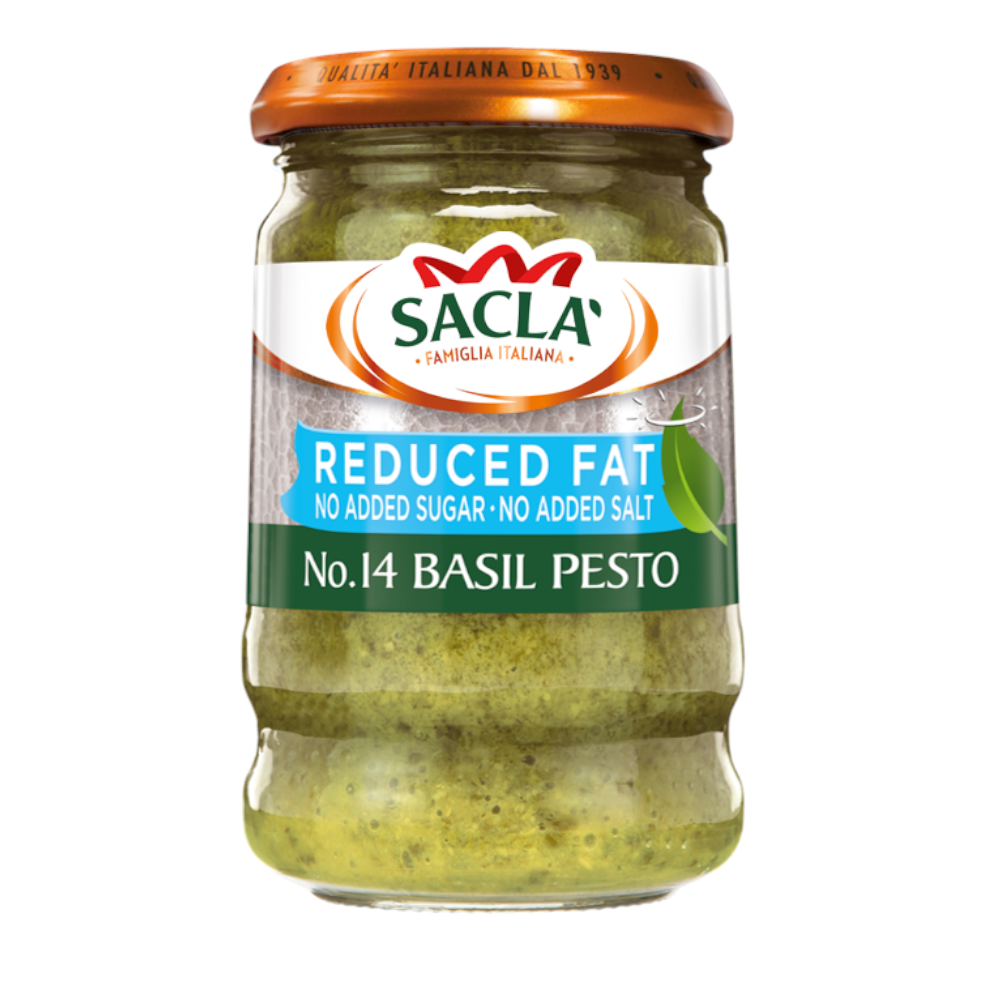 Sacla' Reduced Fat Basil Pesto 190g