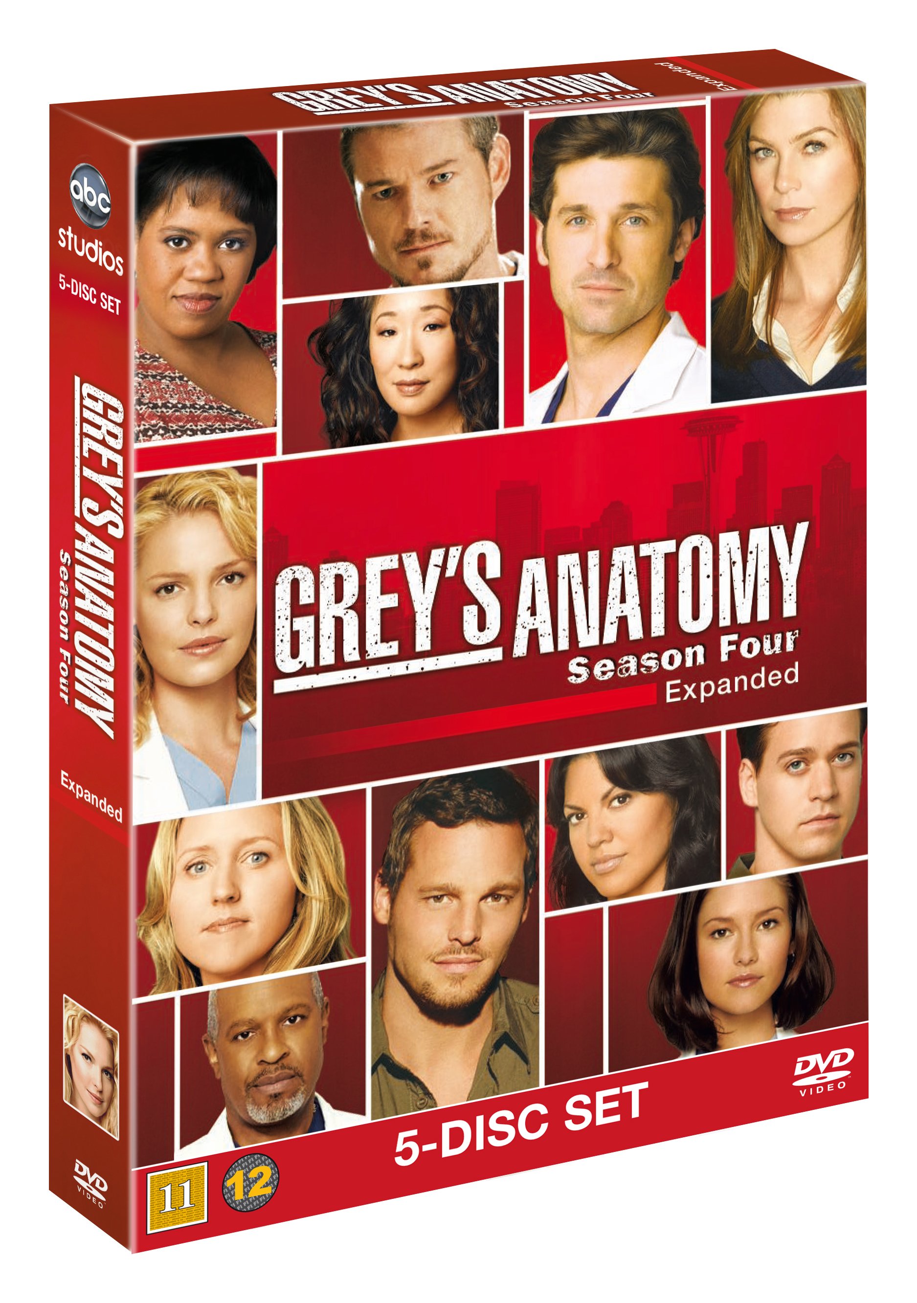 Greys Anatomy/Greys Hvide Verden - saeson 4 - DVD