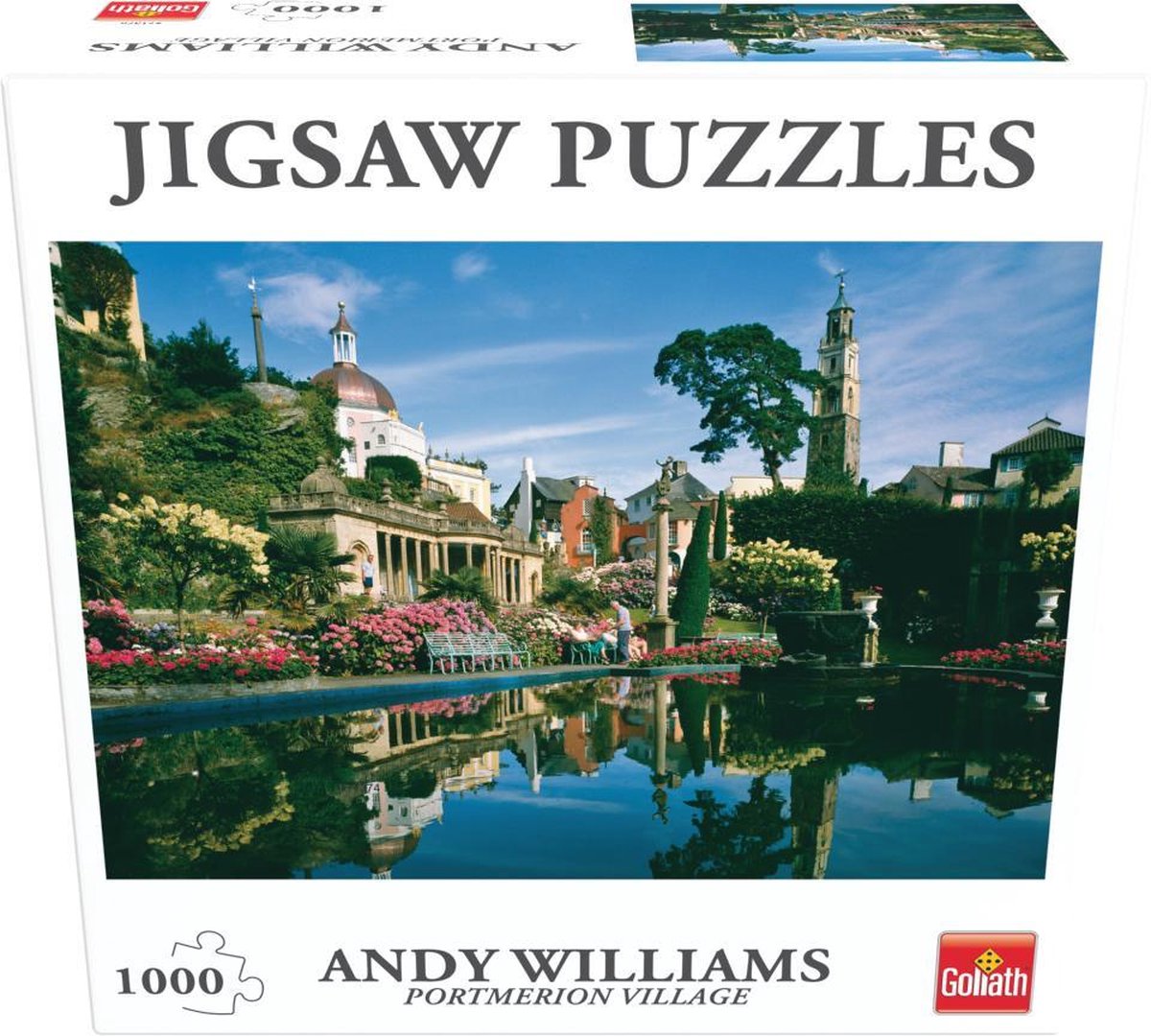 Goliath - Puzzle - Portmerion Village (1000pcs) (71375)