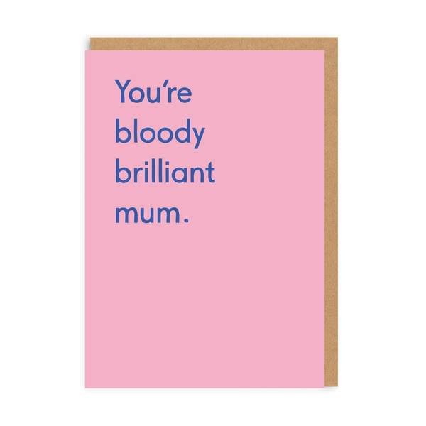 Bloody Brilliant Greeting Card