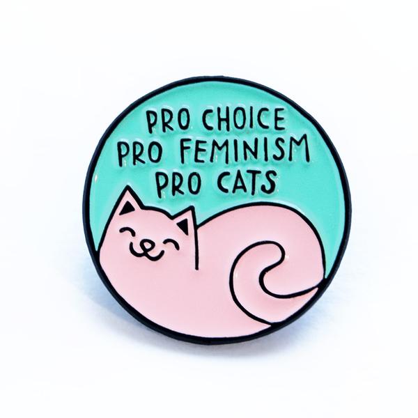 Pro Cats Pro Choice Enamel Pin
