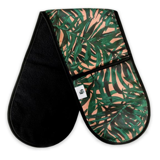 Charlotte Jade | Double Oven Gloves | Botanical Palm