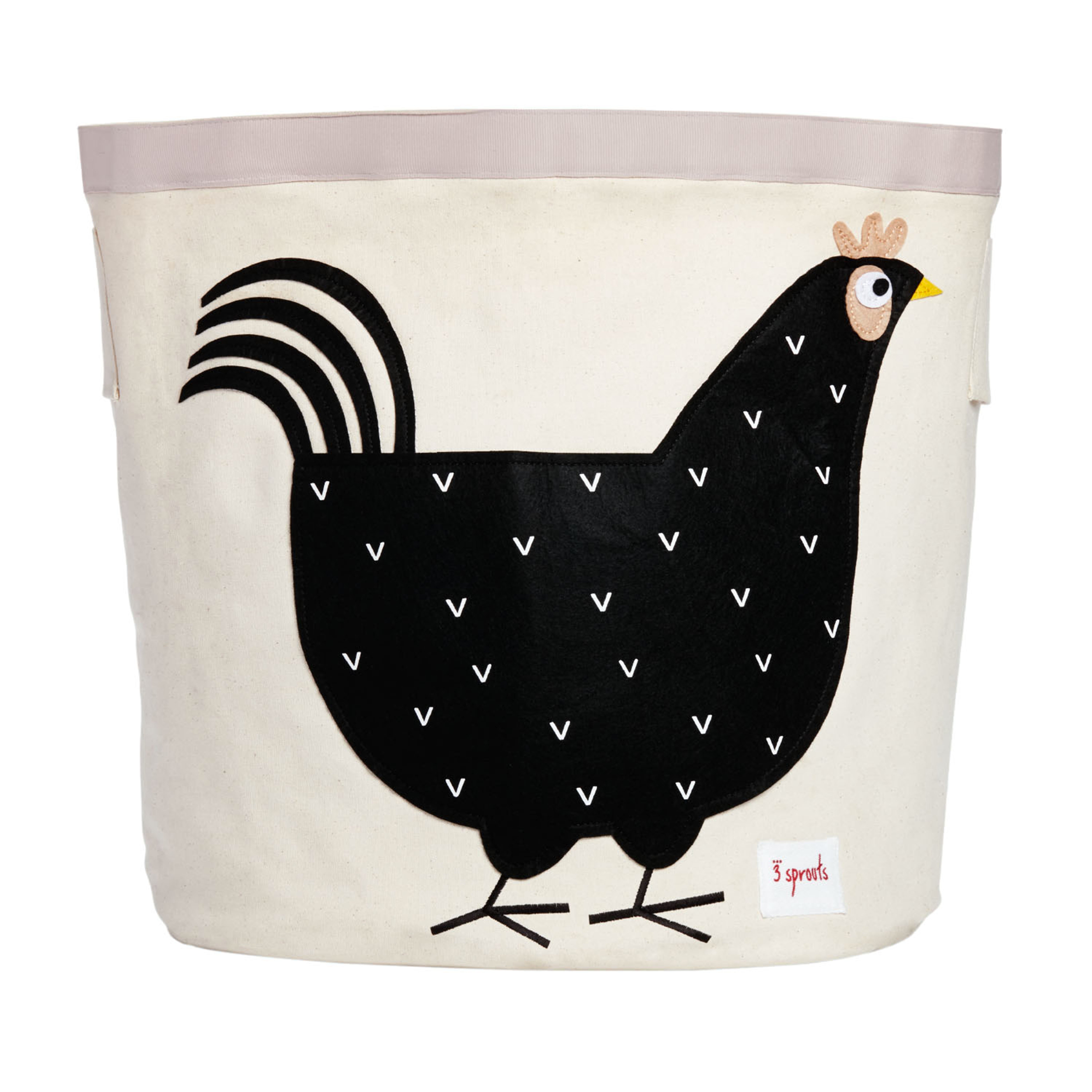 3 Sprouts - Storage Bin - Black Hen