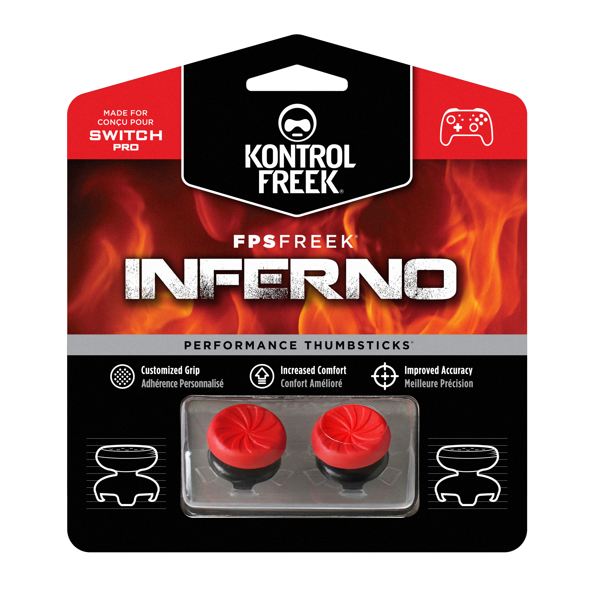 KontrolFreek Nintendo Switch FPS Freek Inferno
