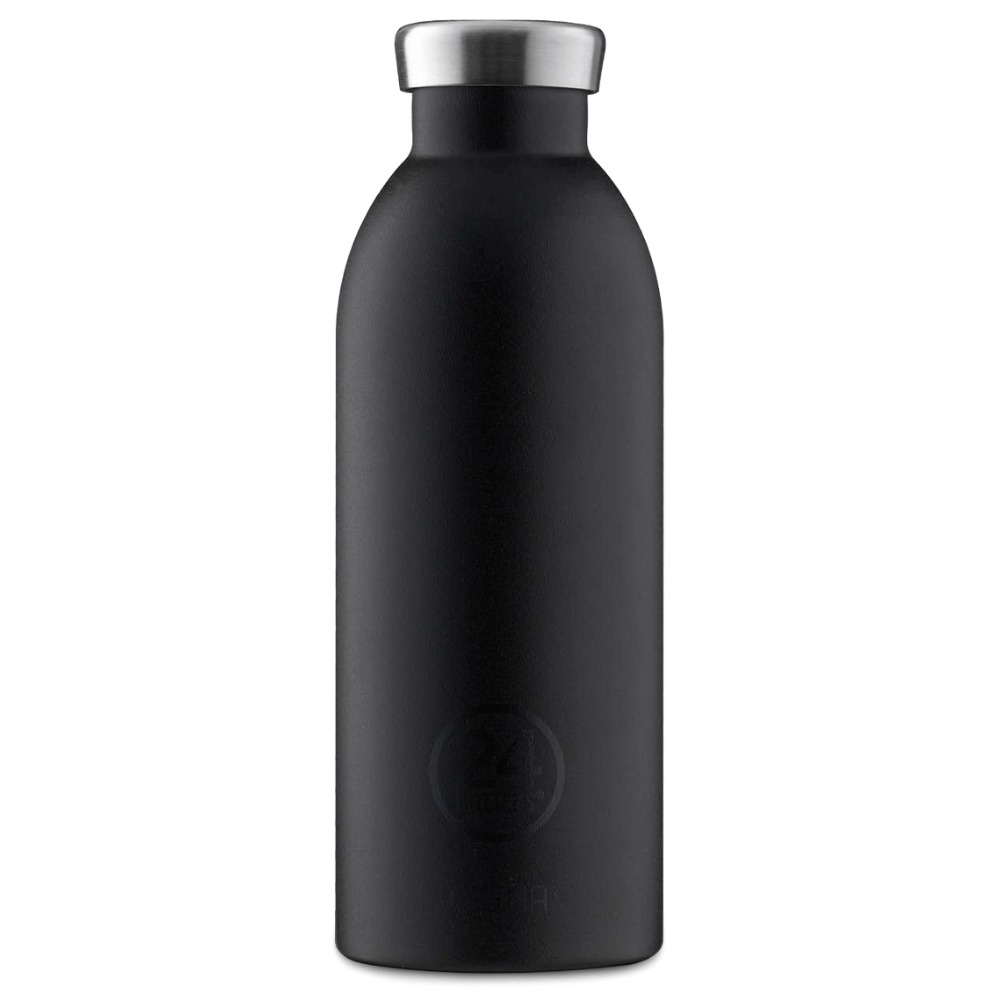 24 Bottles - Clima Bottle 0,5 L - Stone Finish - Tuxedo Black (24B557)
