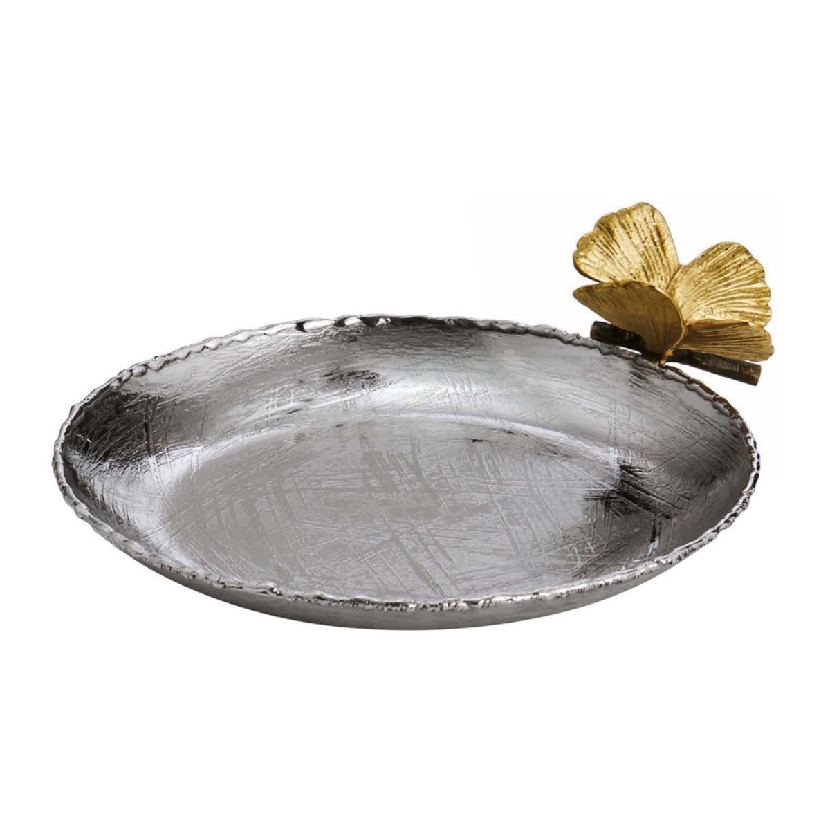 Michael Aram I Butterfly Ginkgo Round Trinket Tray