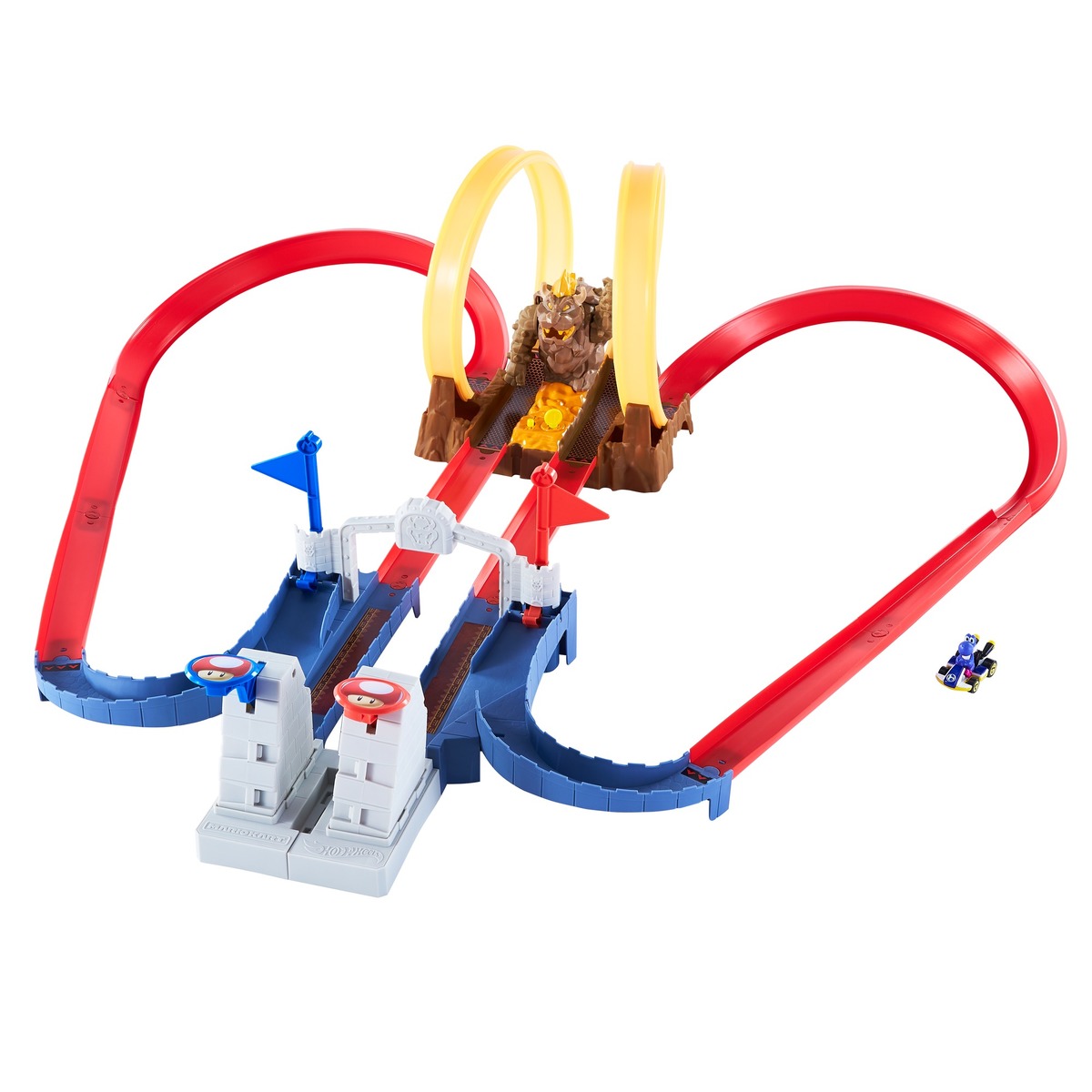 Hot Wheels - Mario Kart Bowser's Castle Track Set (GNM22)