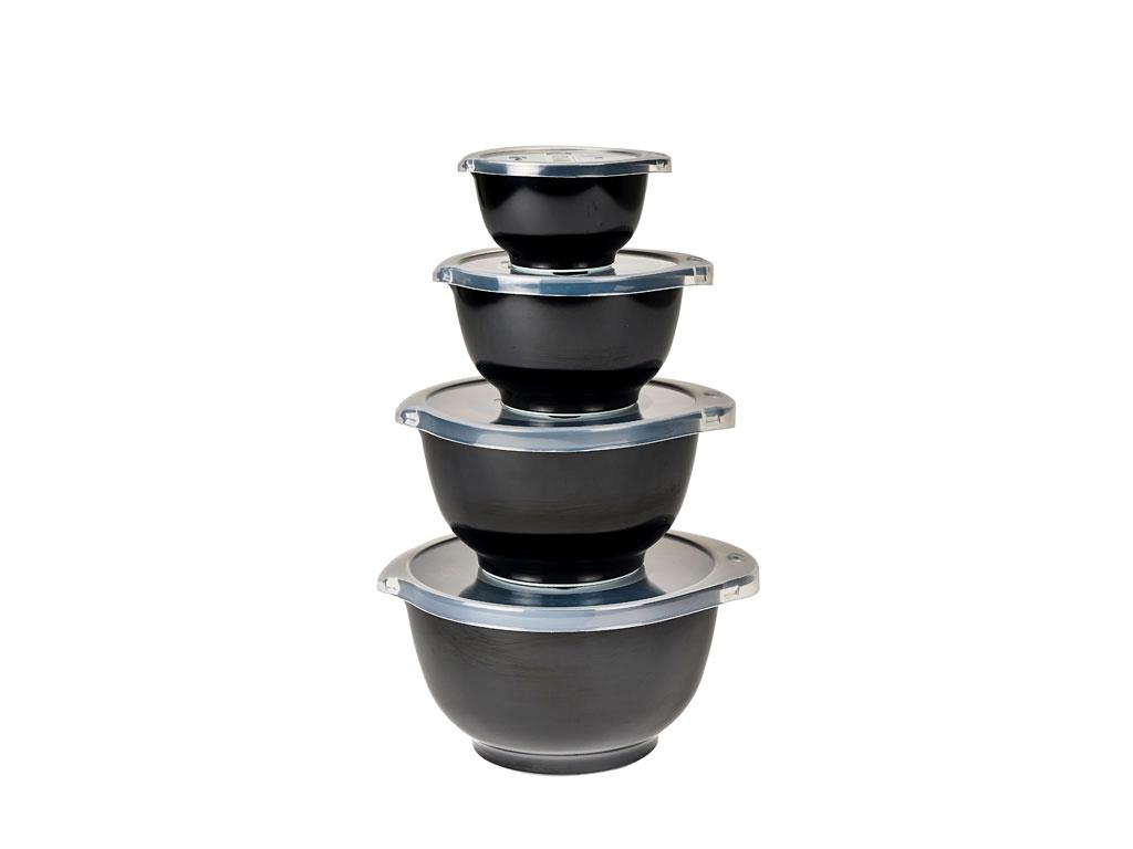 Rosti - Margrethe Bowls Set Of 4 Small - Black (12594)