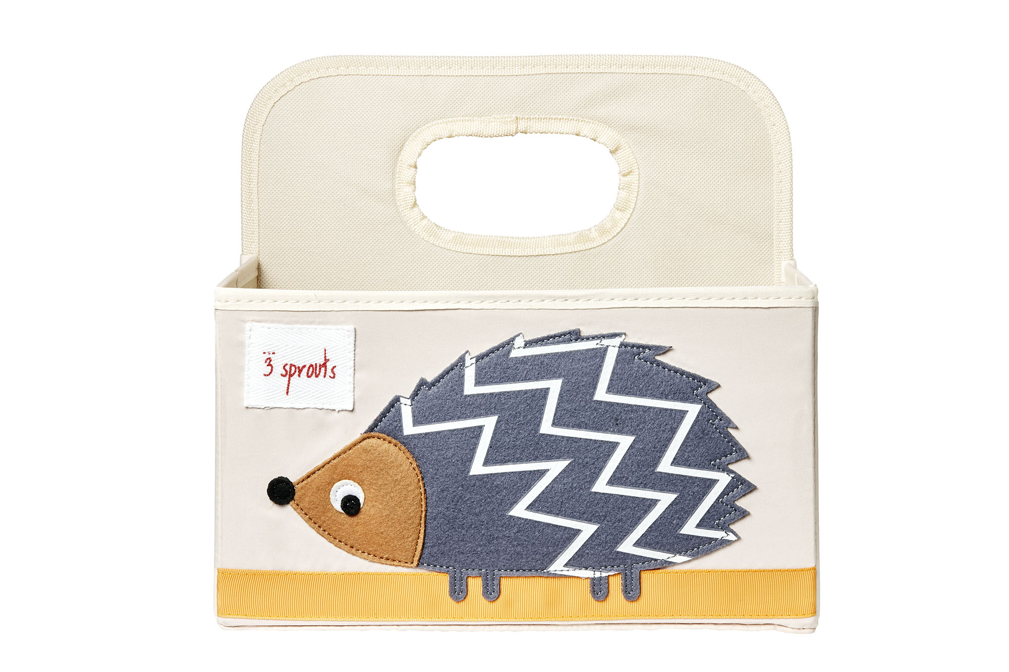 3 Sprouts - Diaper Caddy - Grey Hedgehog