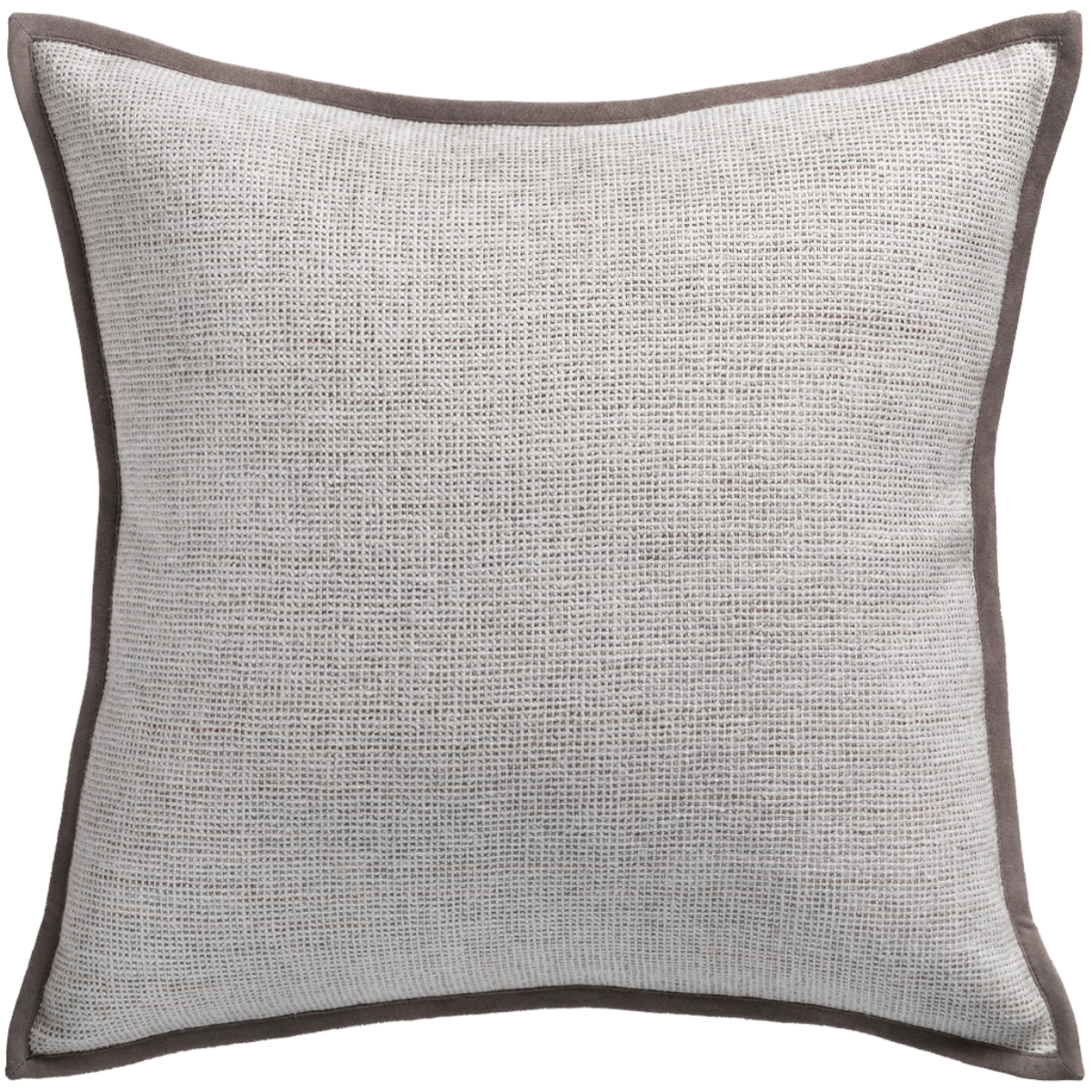 de Le Cuona | Cloud Forest Cushion With Suede Trim Valley