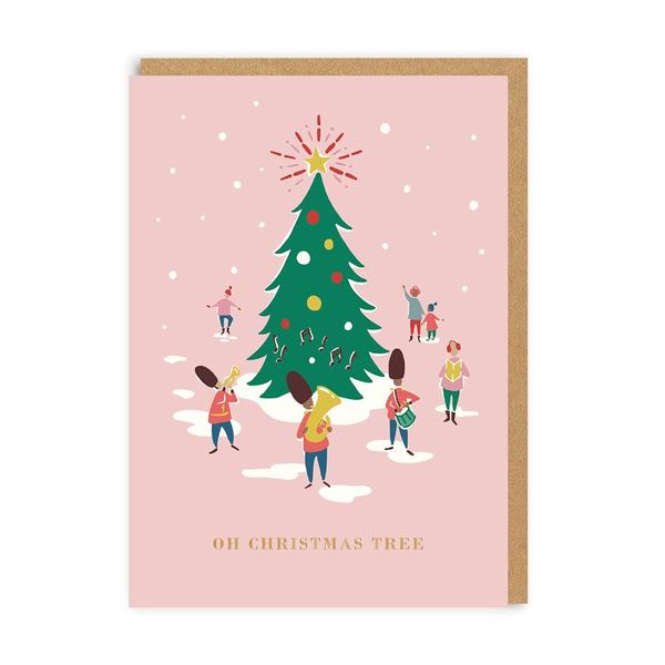 Oh Christmas Tree Band Christmas Card