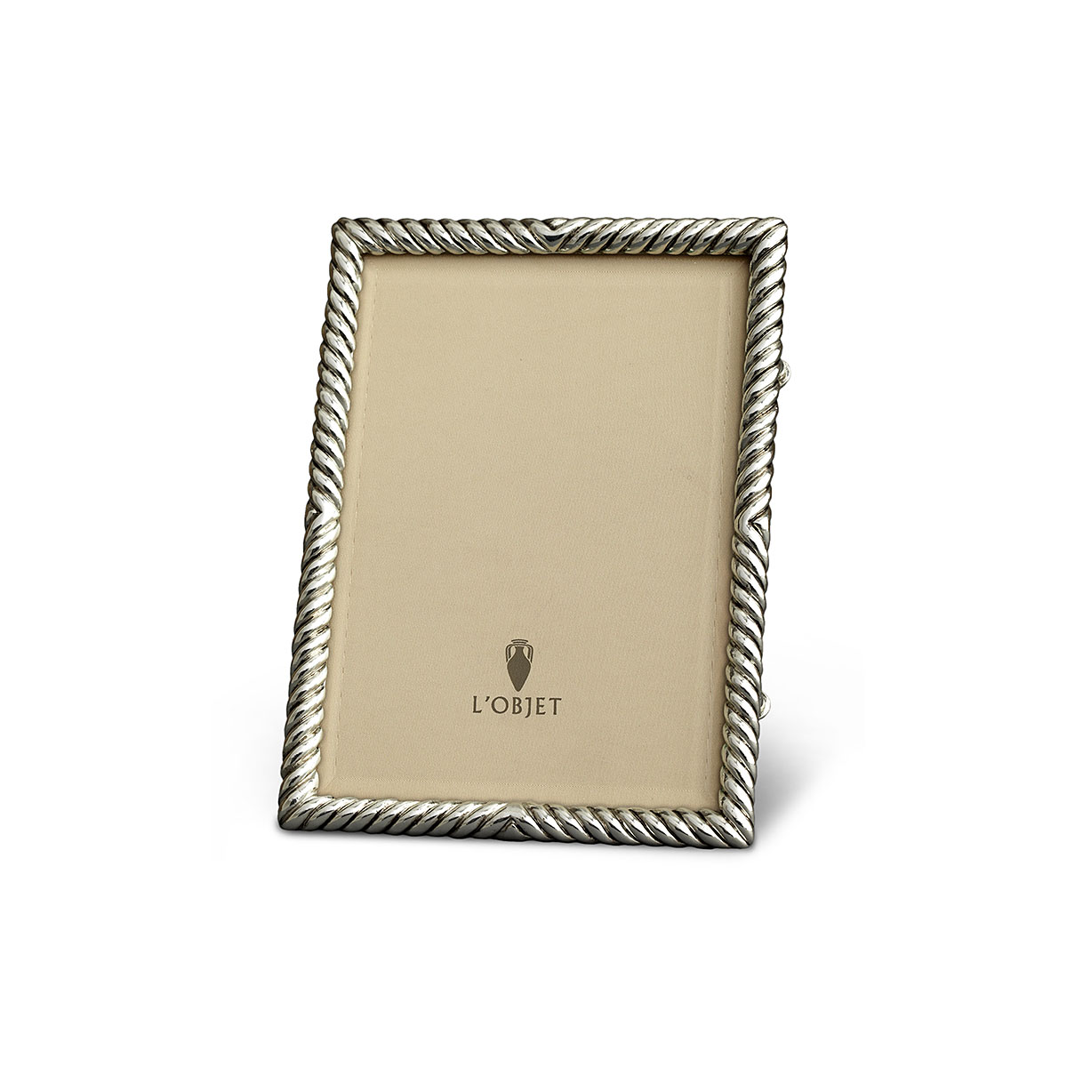 L'Objet I Deco Twist Frame Small Platinum