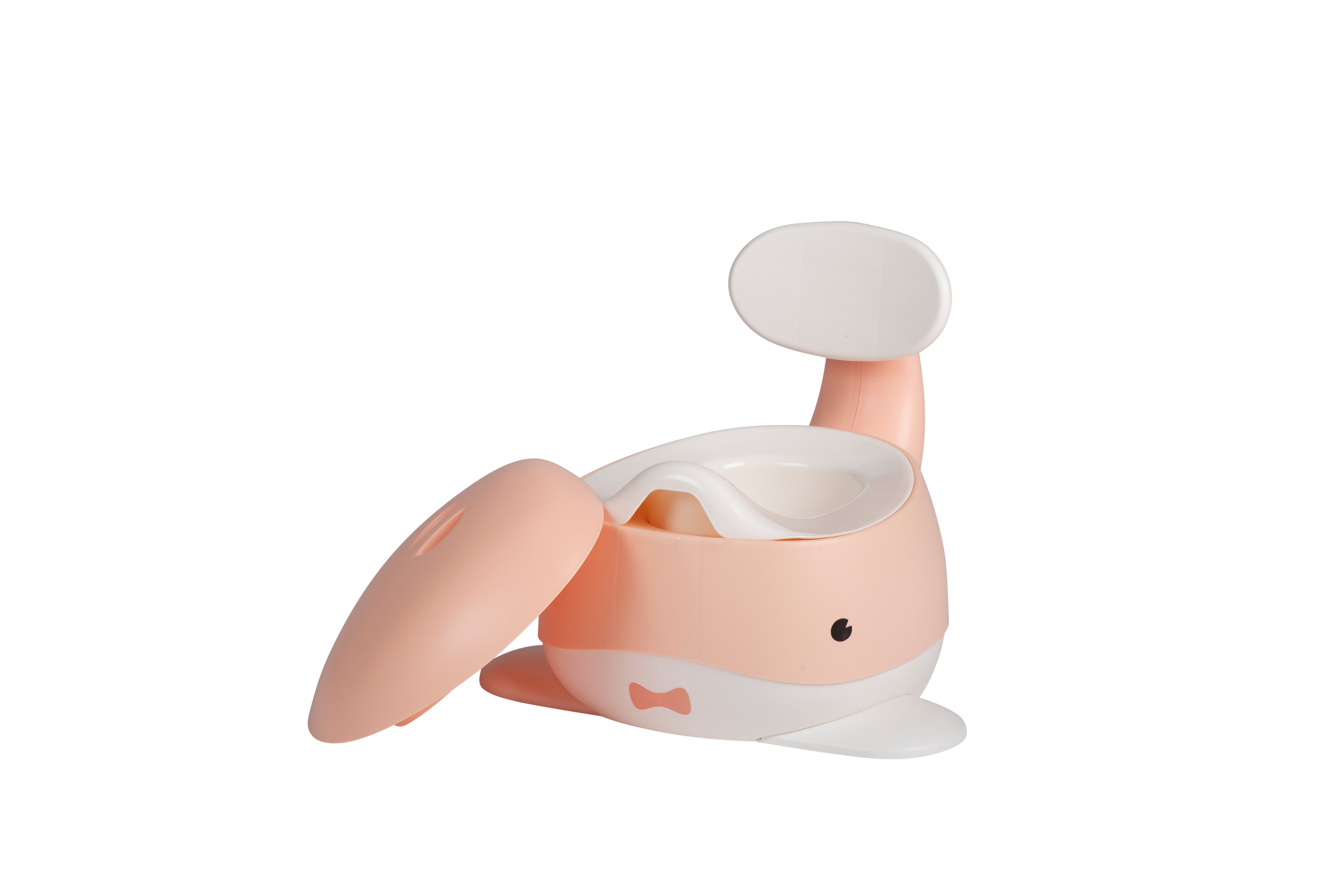 Babytrold - Baby Whale Potty - White and Pink