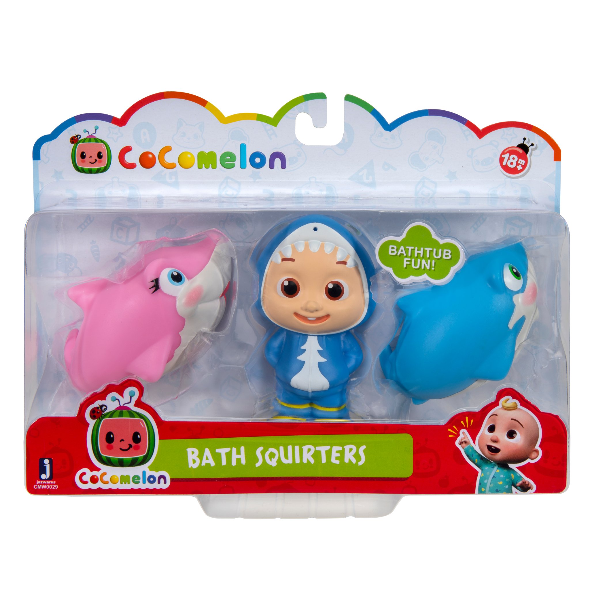 CoComelon - Bath Squirters - Sharks & JJ