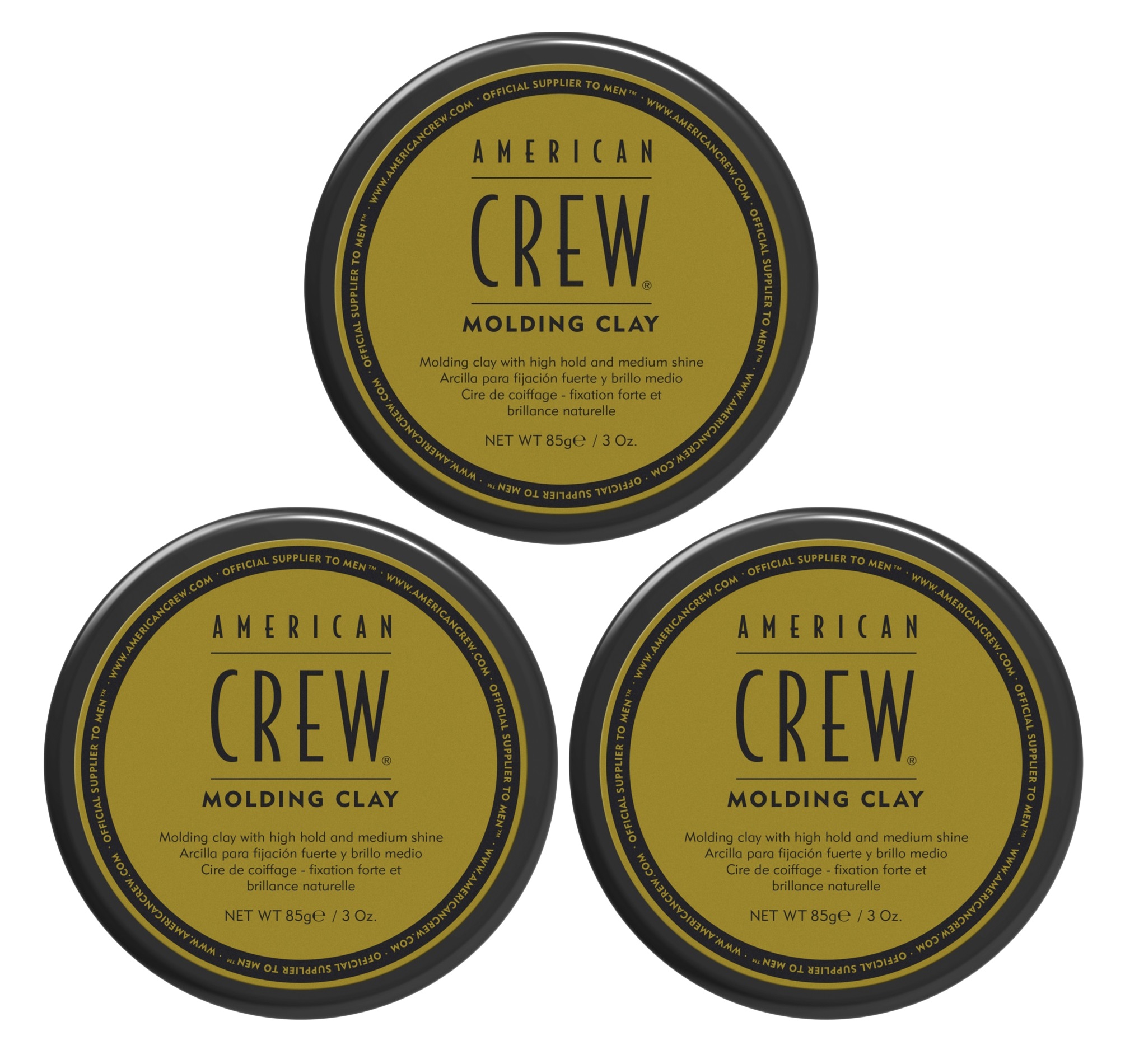 American Crew - 3x Molding Clay 85 gr.