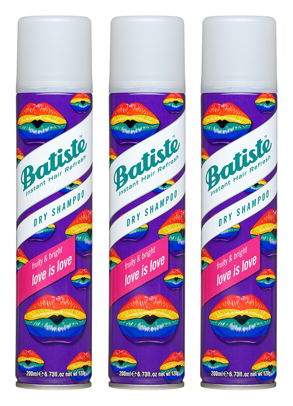 Batiste - 3 x Dry Shampoo Love is Love 200 ml