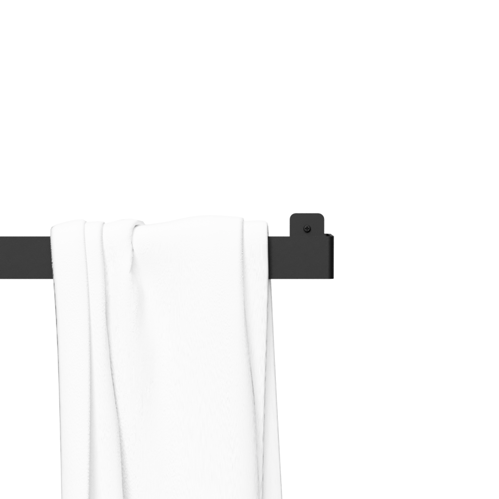 Nichba - Towel Hanger - Black (L100102)