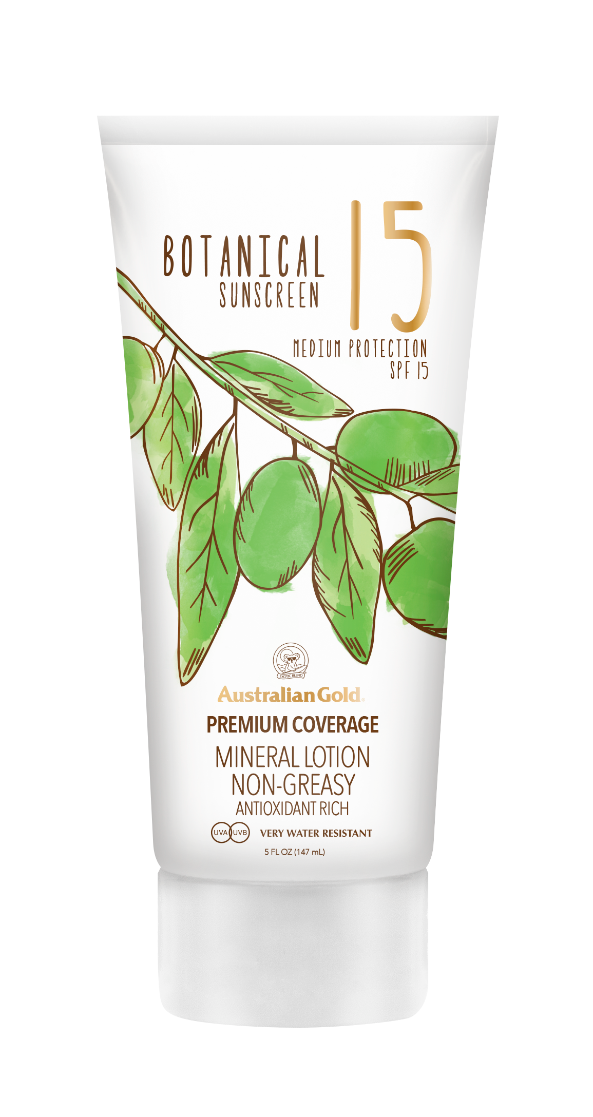 Australian Gold - Botanical Sunscreen Lotion SPF 15 147 ml