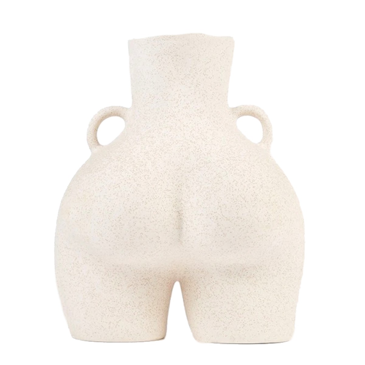 Anissa Kermiche | Love Handles Vase Beige Speckled