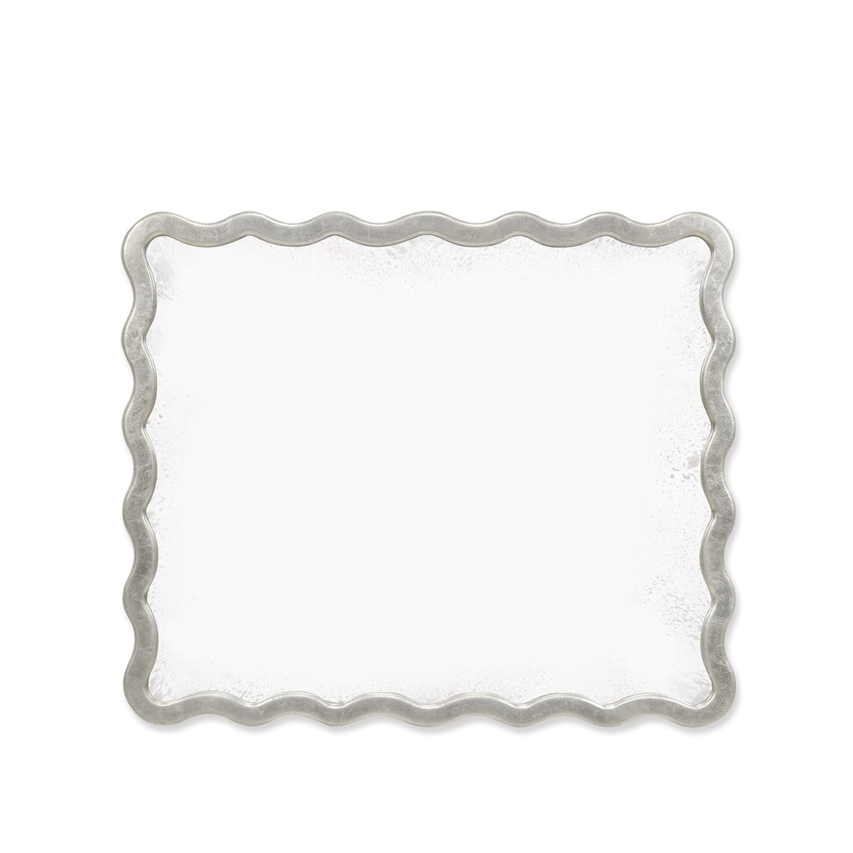 William Yeoward | Keste Rectangular Mirror Antique Silver