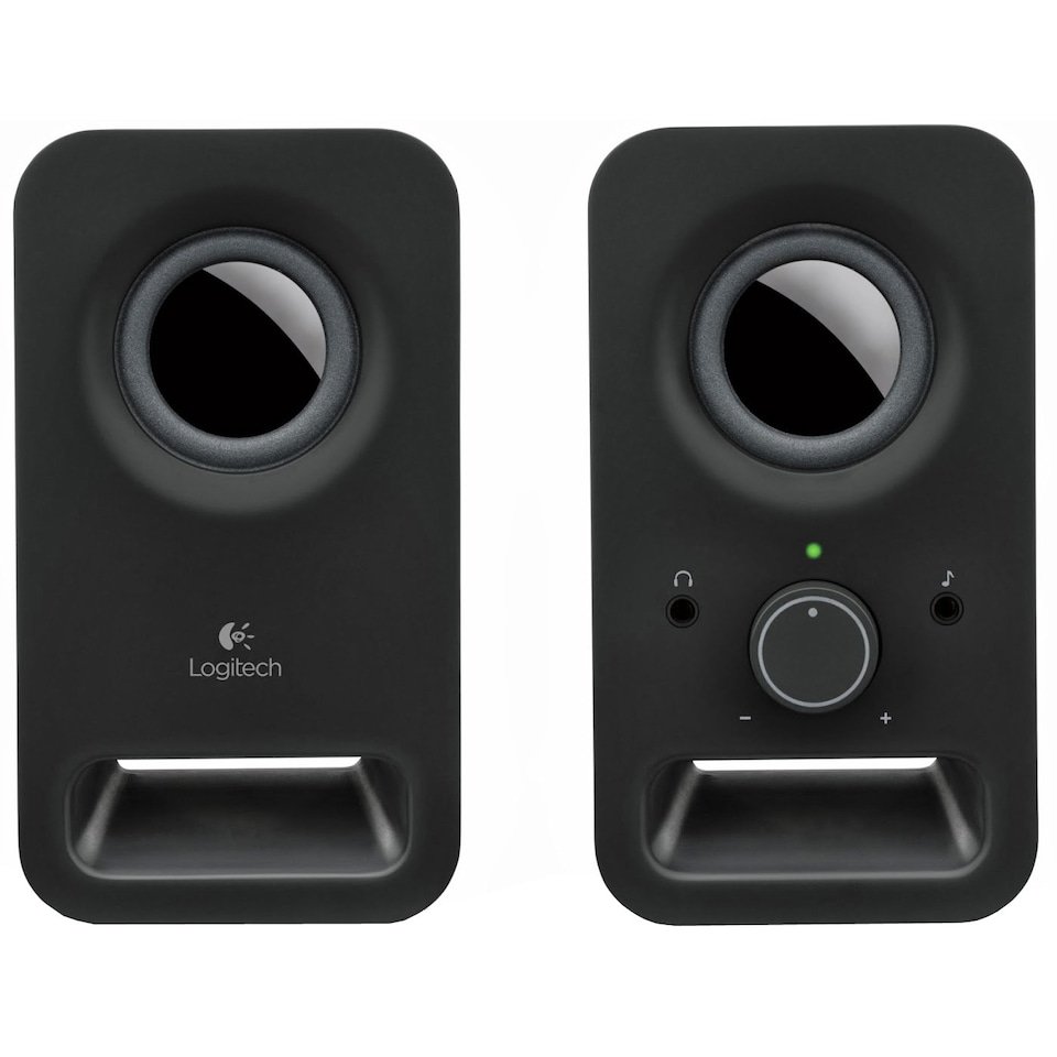 Logitech - Z150 Stereo Speakers - Midnight Black