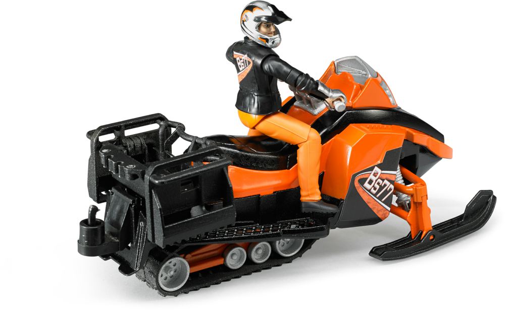 Bruder - Snow mobile with driver and accessories (BR63101)