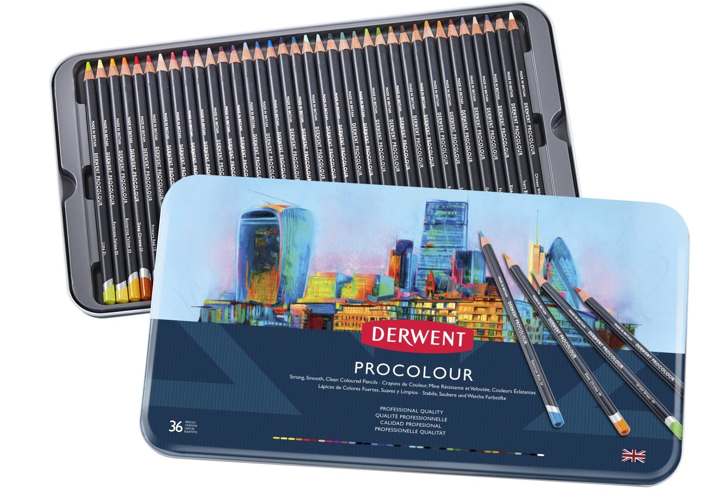 Derwent - Procolour Pencils, 36 Tin